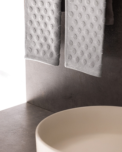 Набор полотенец для рук Puanty из 2 шт., 30x46 см. - светло-серый