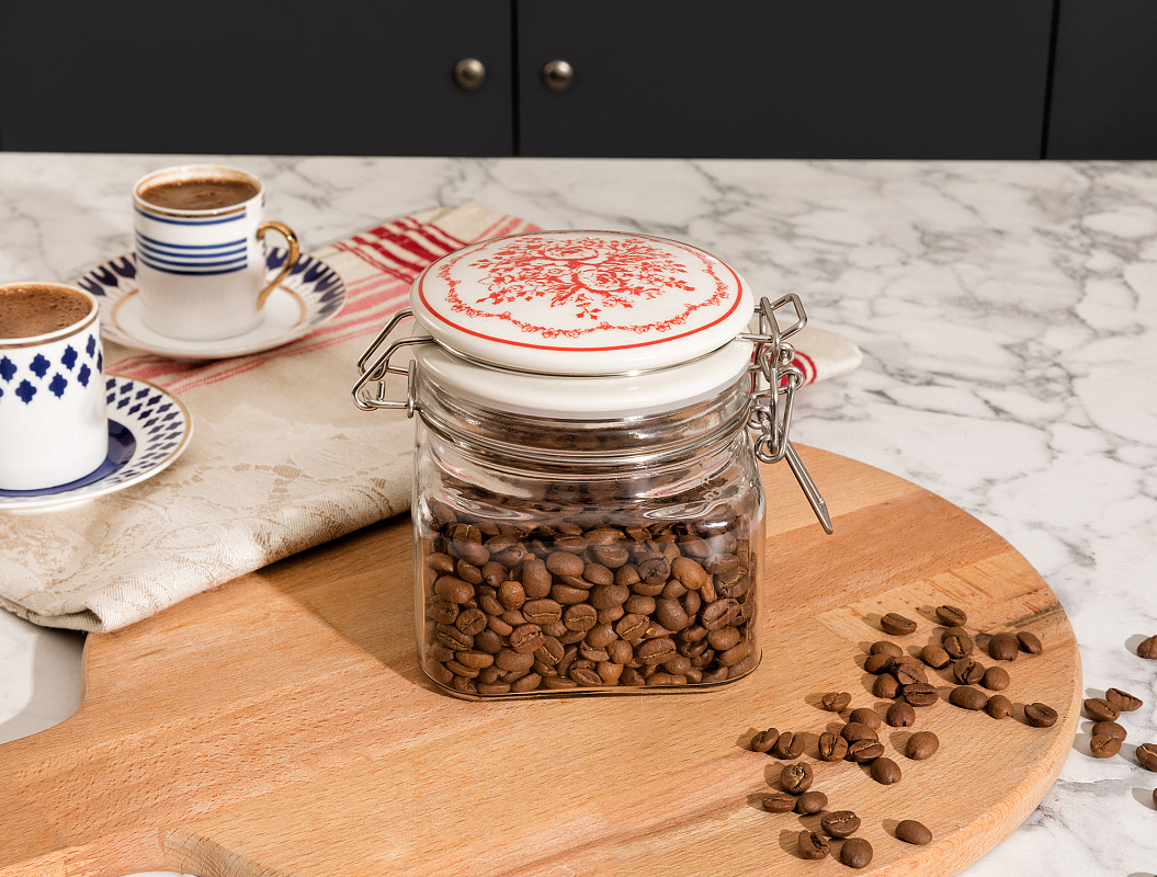 Банка Roesia 13,2x10,2x11,4см - оранжевый