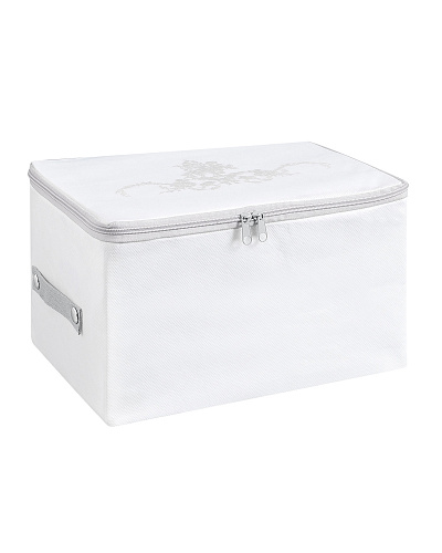 Органайзер для хранения Floral 30x22x18 см. - серый