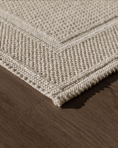 Коврик для ванной Giverny 50x80 см. - серый / белый