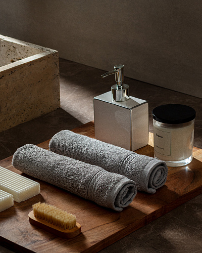 Комплект полотенец для рук Ryella Dobby из 2 шт., 30x46 см. - серый