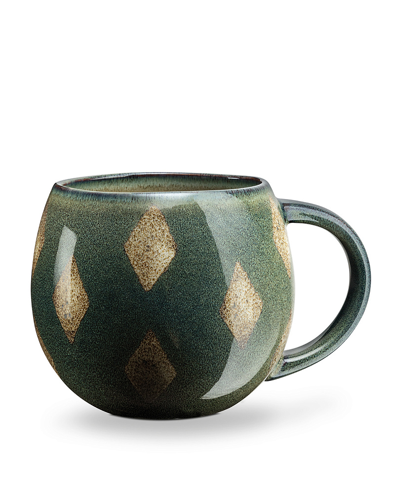 Керамическая кружка BEL Monique 475мл - темно-зеленый