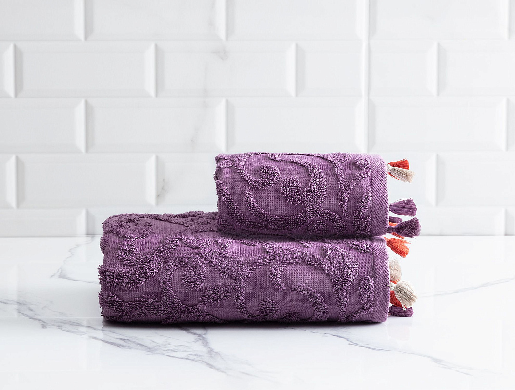 Полотенце для рук Giverny 30x40см - сливовое