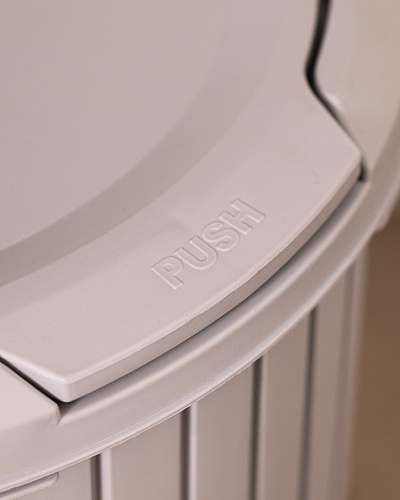 Мусорный бак Tapia Pedal 8 л. - светло-серый