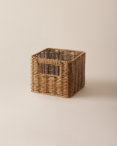 Корзинка с ручками Vendredi 17x17x14 см, - пластик