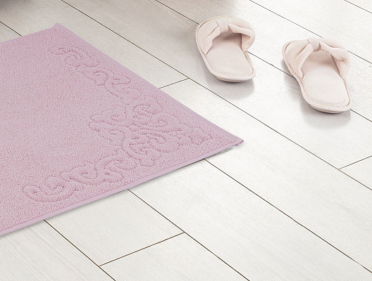 Полотенце для ног Orlena 50x70см - светло-сливовый