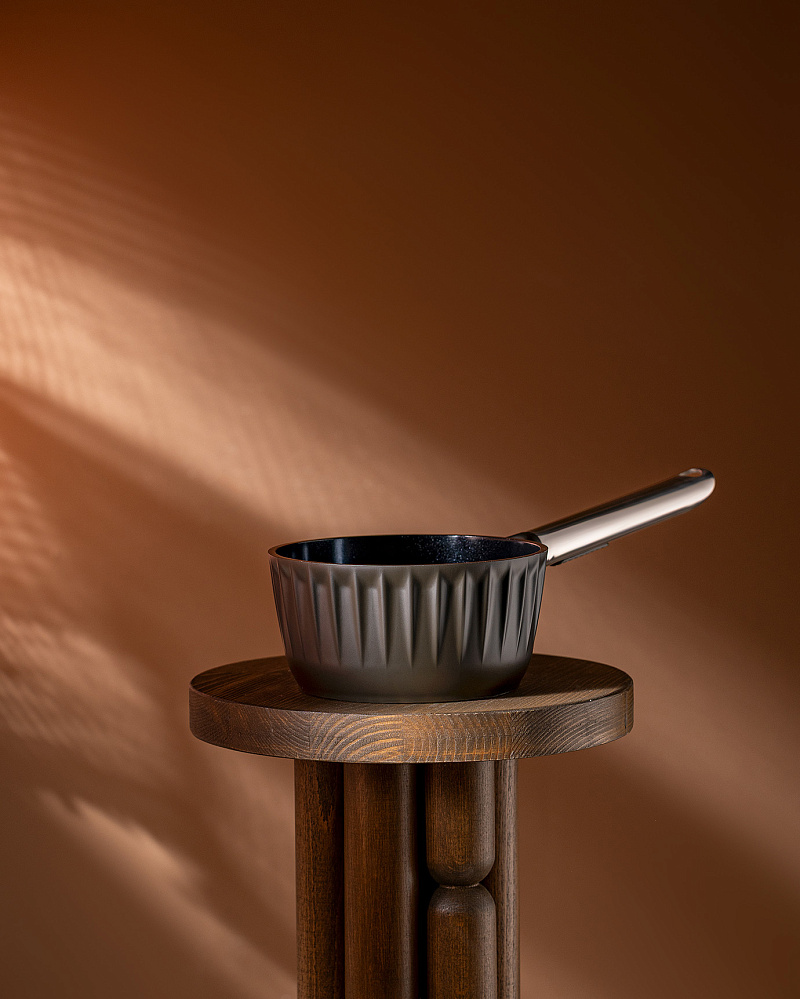 Сковорода со съемными ручками Freya с крышкой 16x8 см, - алюминий