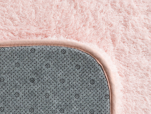 Набор ковриков для ванной Sheep из 2 шт., 50x80+45x50 см. - розовый