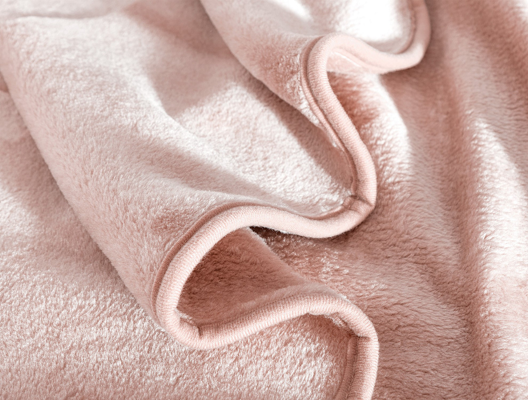 Плед Clementine Vizon 220x240 см. - пудровый