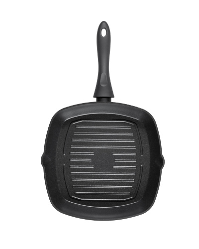 Профессиональная сковорода-гриль Titanium Professional 3,5 л. - черная