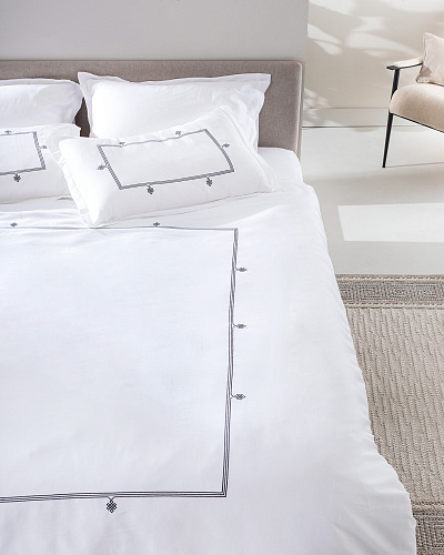 Комплект постельного белья семейный Lilas с 4 наволочками и 2 пододеяльниками 160x220 см, хлопок