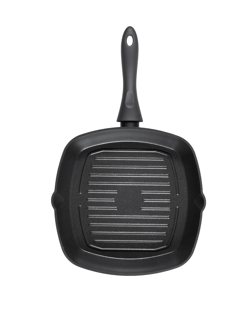 Профессиональная сковорода-гриль Titanium Professional 3,5 л. - черная