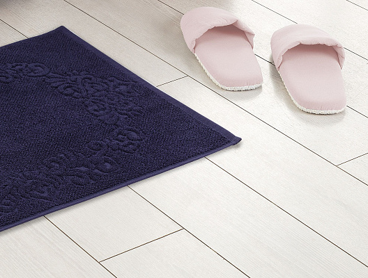 Полотенце для ног Norice 50x70 см - темно-синее