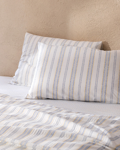 Комплект постельного белья двуспальный Avery с покрывалом 240х260 см, - хлопок, лиоцелл