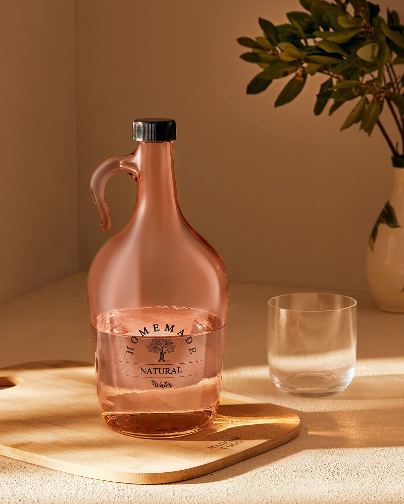 Бутылка для воды Maud Gallon 1500 мл - янтарная