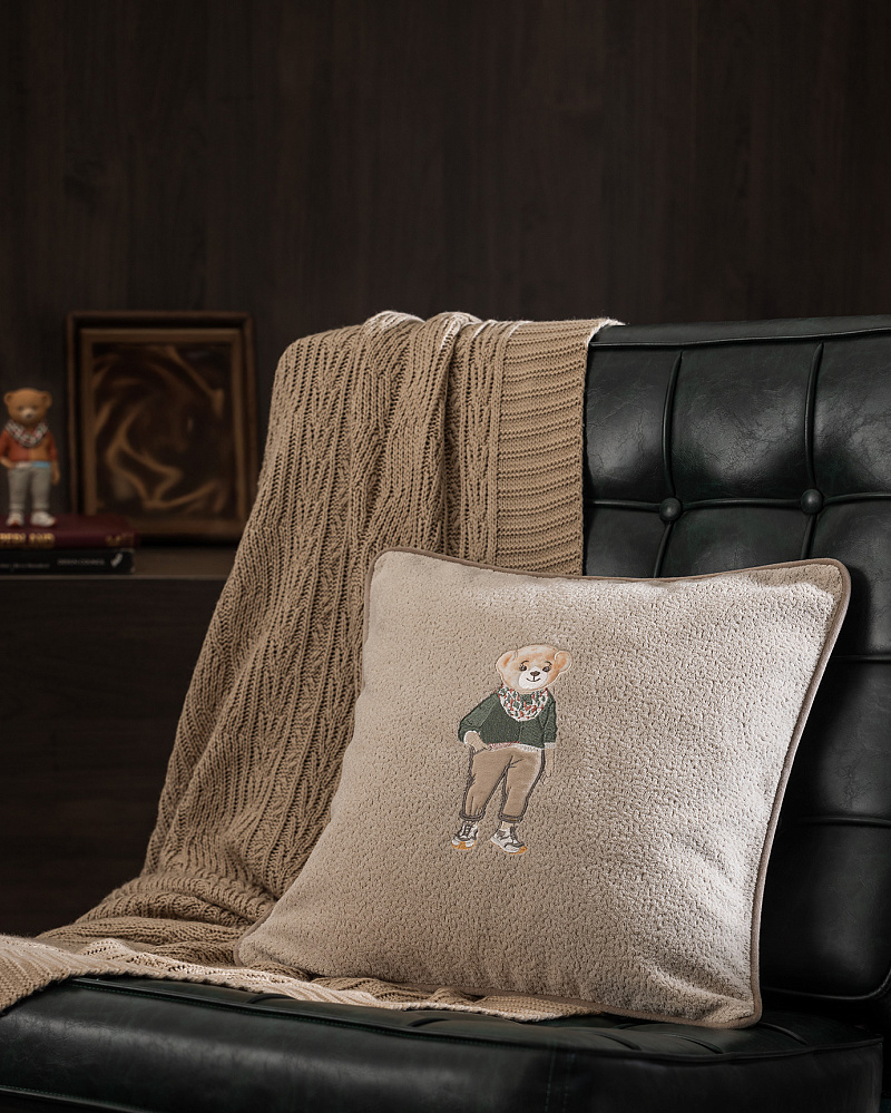 Декоративная наволочка Melay 43x43 см. - бежевый