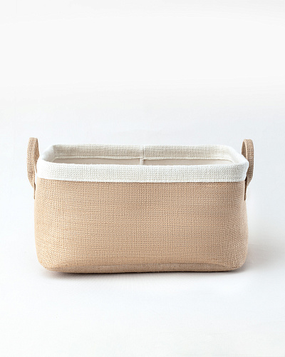 Корзина Eva 40x30x20 см. - бежевая