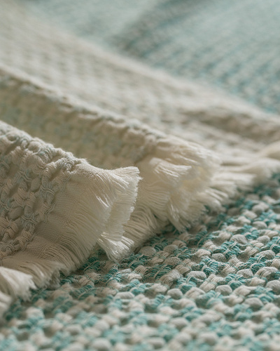 Покрывало двуспальное Lunevere 220x230 см, хлопок