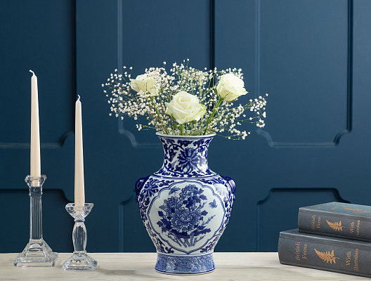 Ваза Grenoble Blanc 20x20x30 см 