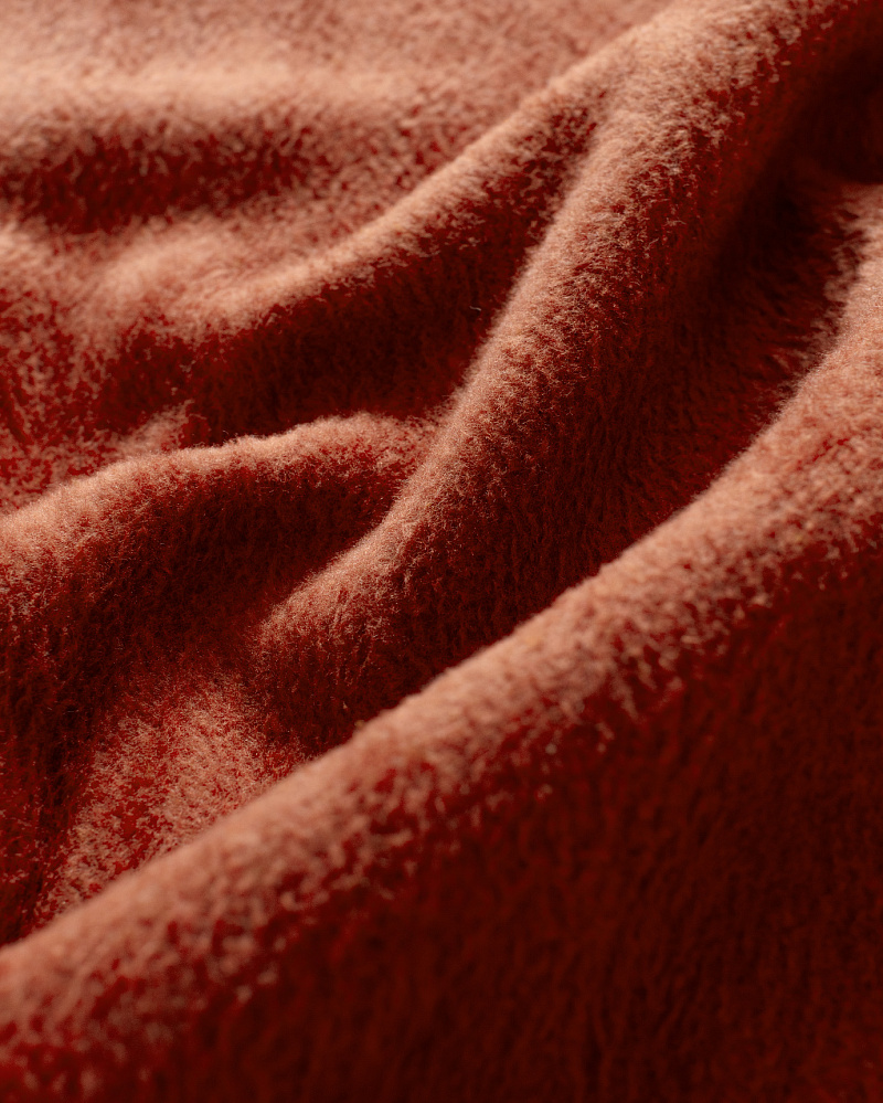 Покрывало полутораспальное Plain 200x220 см. - терракотовый