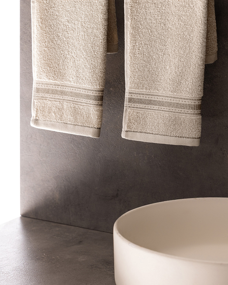 Набор полотенце для рук Joetta из 2 шт., 30x46 см. - бежевый