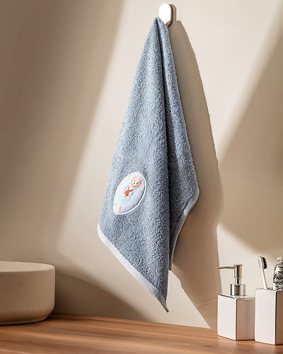 Полотенце для лица Billie 50x70 см. - голубое