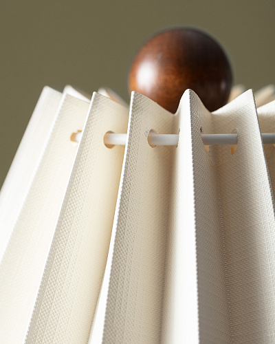 Абажур Charlotte 35x21x21 см. - бежевый / коричневый