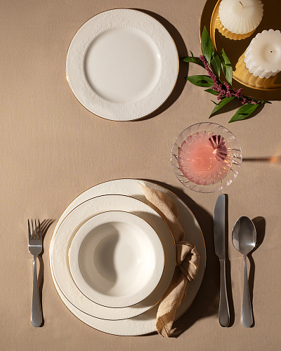 Столовый сервиз Relief из 24 предметов, фарфор