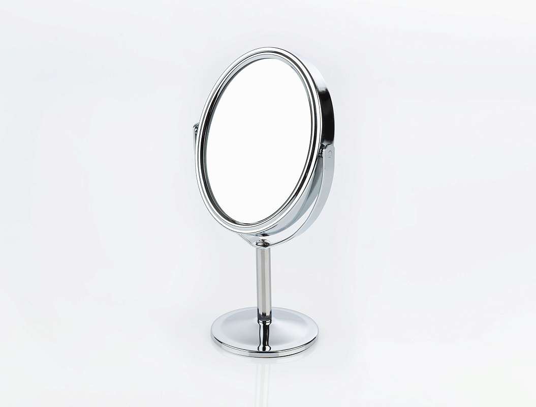 Овальное зеркало Bailey 16,5x8 см. - серебристое