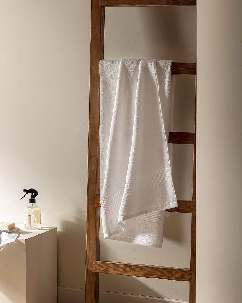 Банное полотенце  Clarette 90х150 см - белое