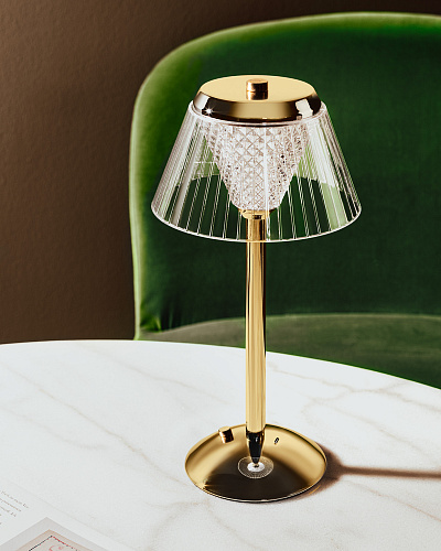 Настольная лампа Andre Touch 15x15x30,5 см, алюминий