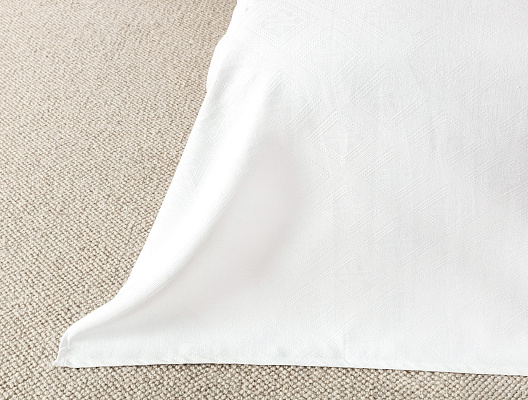 Покрывало двуспальное Nathan 240x260 см. - белое