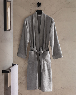Халат унисекс Ryella Hotel Collection S-M р. - серый