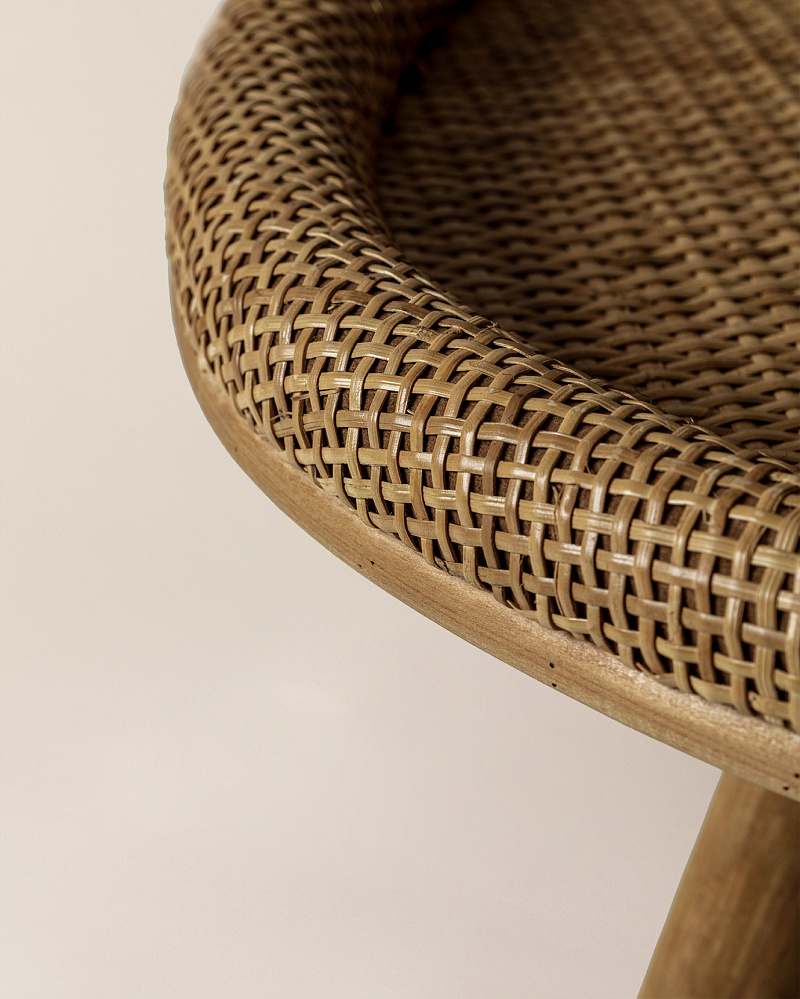 Журнальный столик Belda 73x66x39 см, ротанг