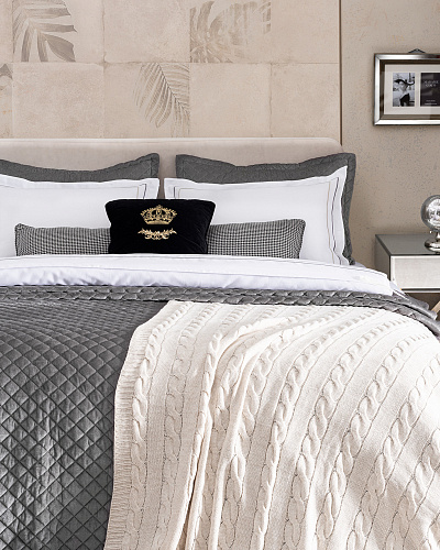 Подарочный комплект постельного белья двуспальный двуспальный Belfort Royal с покрывалом, 3 подушками и с одеялом 260x280 см