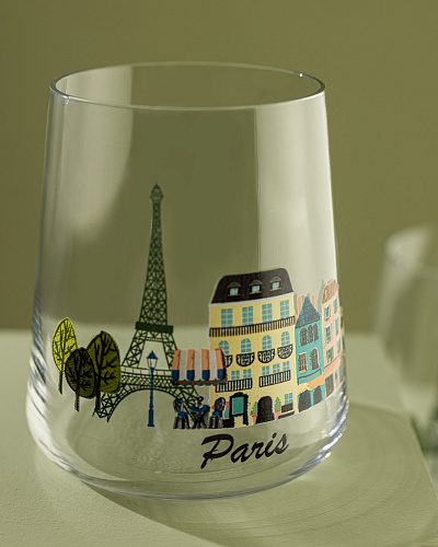 Набор стаканов для воды Paris City, 420 мл.,2 шт., стекло