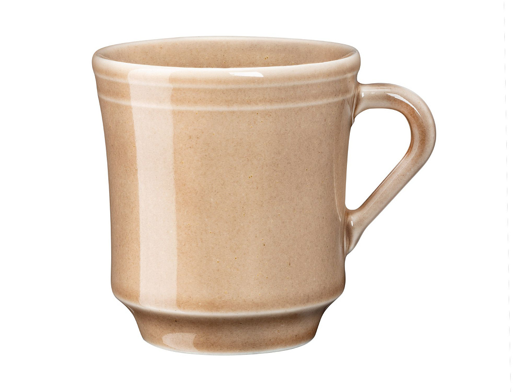 Фарфоровая кружка Beaute 185 мл - теплый-бежевый