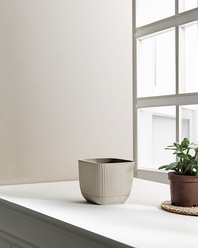 Горшок для цветов Abella 670 мл. - светло-бежевый