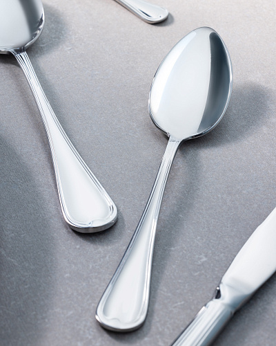 Набор столовых приборов Syrena из 84 шт. - серебристый