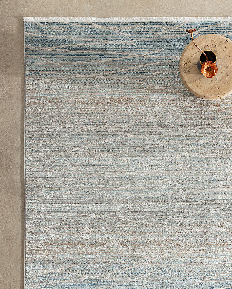 Ковер Rochelle 160x230 см. - серый / синий