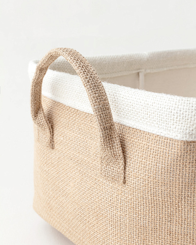 Корзина Eva 40x30x20 см. - бежевая