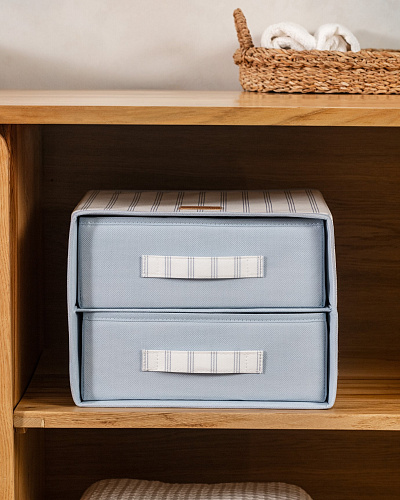 Двухъярусный органайзер Nuage с принтом 30x24x24 см