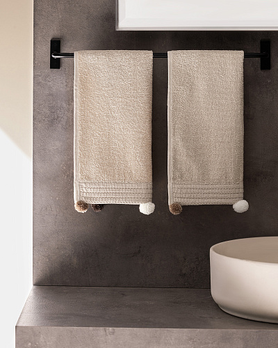 Набор полотенец для рук Valerie из 2 шт., 30x46 см. - бежевый