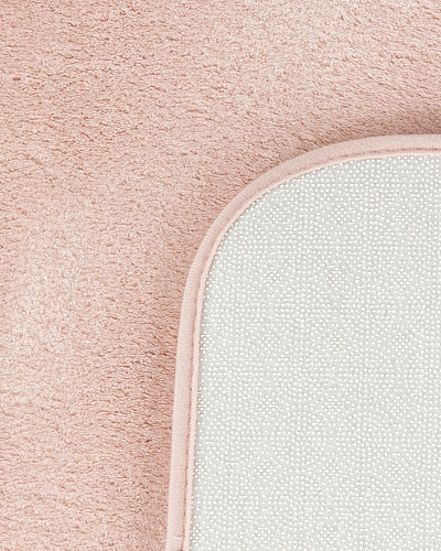 Комплект ковриков для ванной комнаты Carol 2 шт - Пудровый. 60X100см , 50X60CM