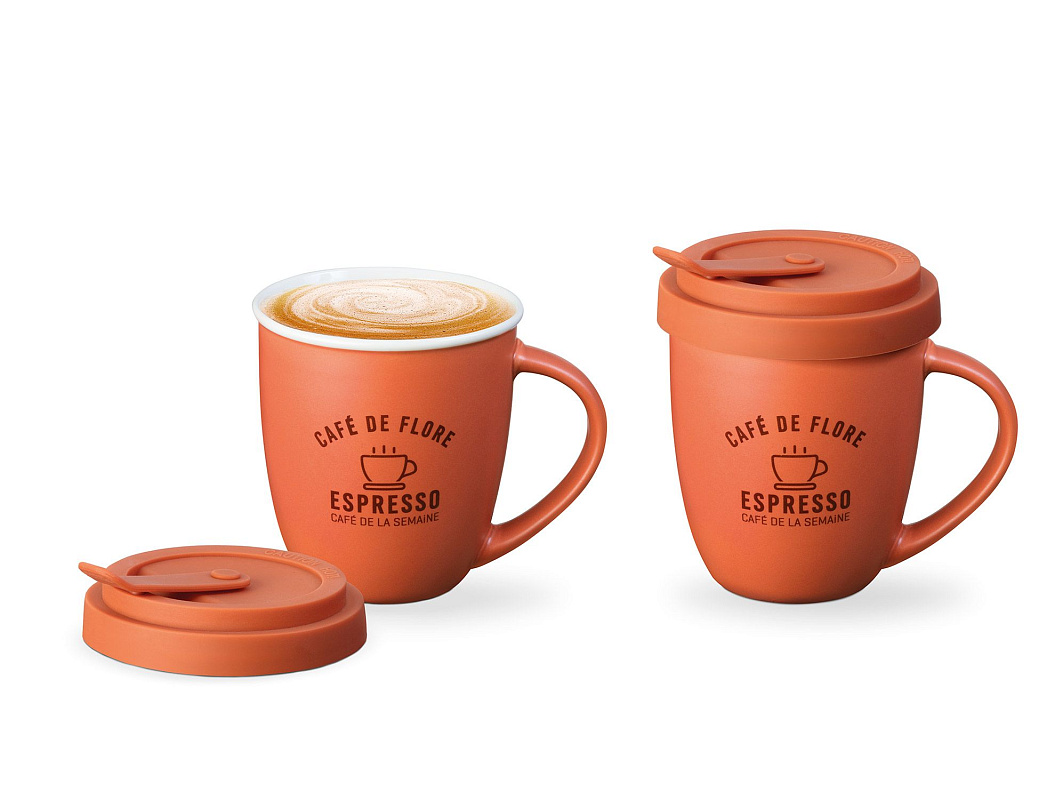 Фарфоровая кружка Bellanita 350мл - плиточный(Терракотовый)