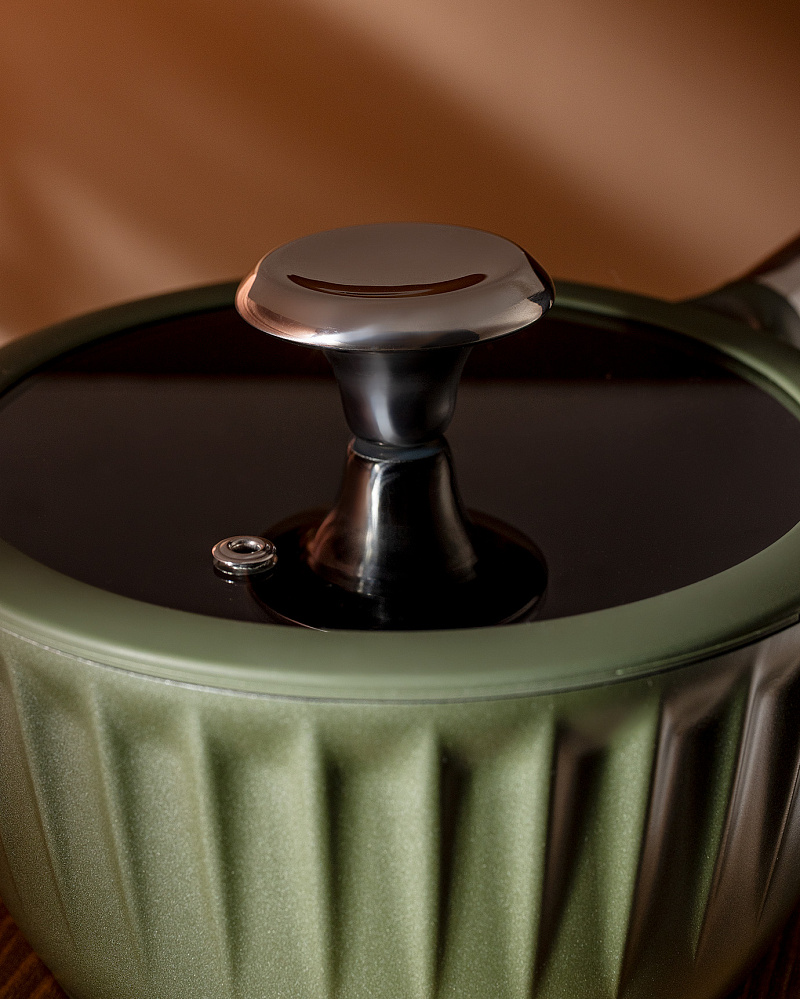 Сковорода со съемными ручками Freya с крышкой 16x8 см, - алюминий