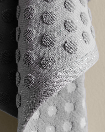 Полотенце для лица Puanty 50x76 см. - светло-серое