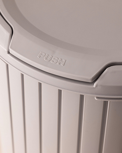 Мусорный бак Tapia Pedal 8 л. - светло-серый