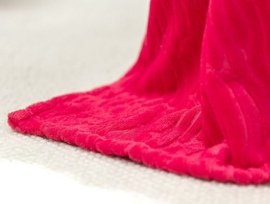 Плед Jacques Welsoft Emboss 130х170 см. - фуксия