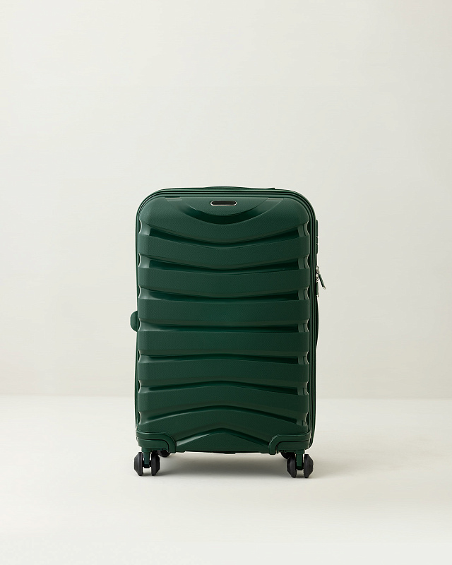 Чемодан Mer 42x27x65 см., 2,5 кг. - зеленый